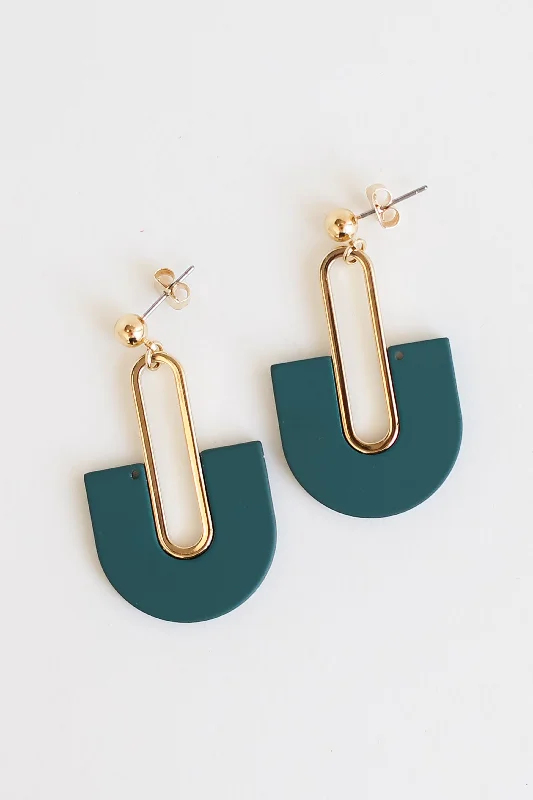 FINAL SALE - Angela Acrylic Statement Earrings