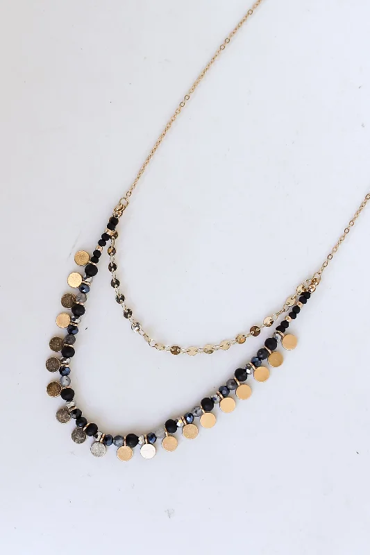 Limited-Time Offer On Elegant Jewelry Pieces FINAL SALE - Aspen Beaded Layered Necklace