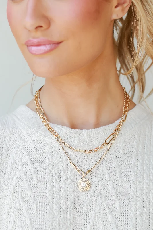 Bestselling Jewelry At Special Promotional Rates Danielle Gold Layered Necklace