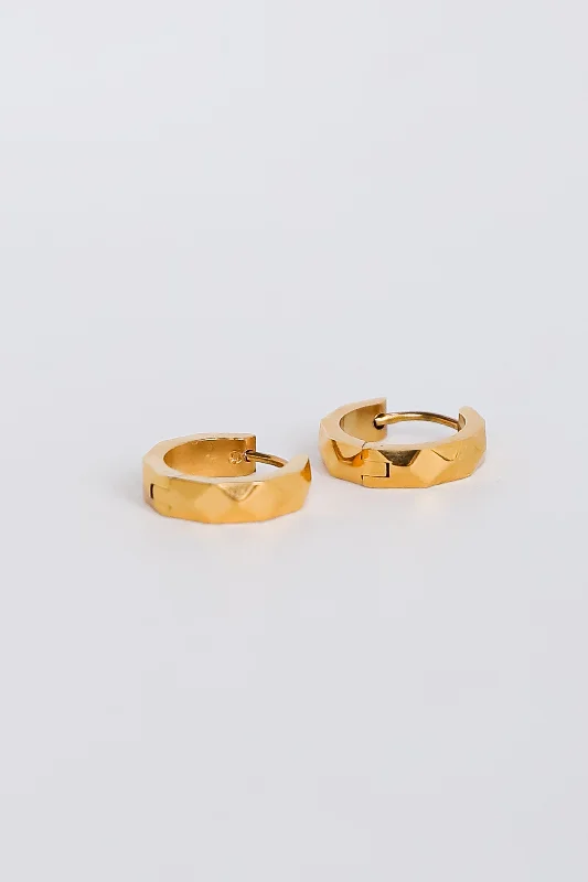 Gorgeous Jewelry, Limited-Time Savings Eliana Gold Geometric Mini Hoop Earrings