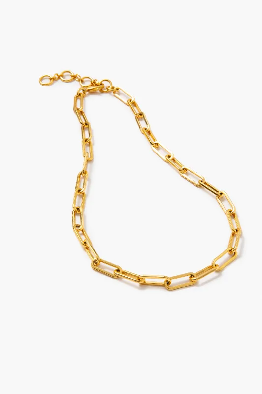 Jewelry Sale Alert – Shop Timeless Elegance Today Gold Paperclip Chain Link Necklace