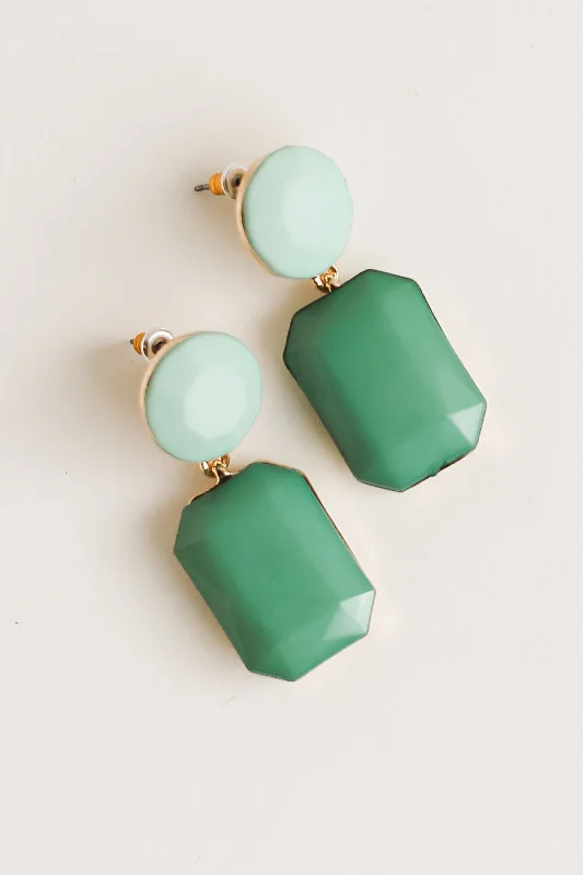 Harlow Gemstone Drop Earrings