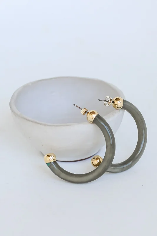 Exclusive Jewelry Discounts – Shop Now For Savings FINAL SALE - Indie Olive Acrylic Hoop Earrings