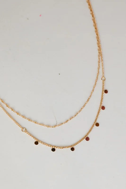 Josephine Gold Layered Chain Necklace