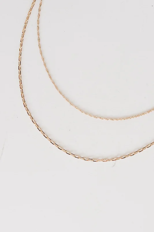 Elegant Jewelry At Unbeatable Offers – Shop Before It's Gone FINAL SALE - Khloe Gold Layered Chain Necklace