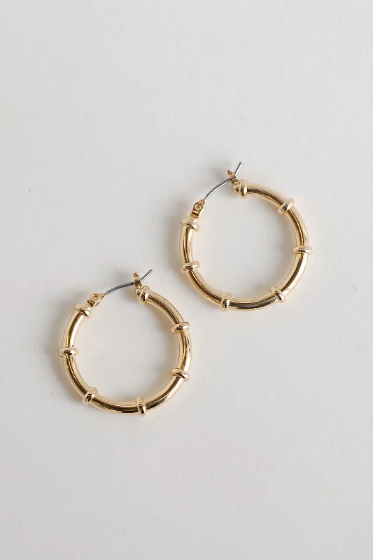 Lauren Gold Hoop Earrings