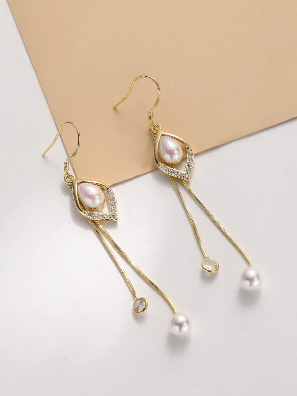 Bestselling Jewelry At Special Promotional Rates Long Pearl Tassel Earrings