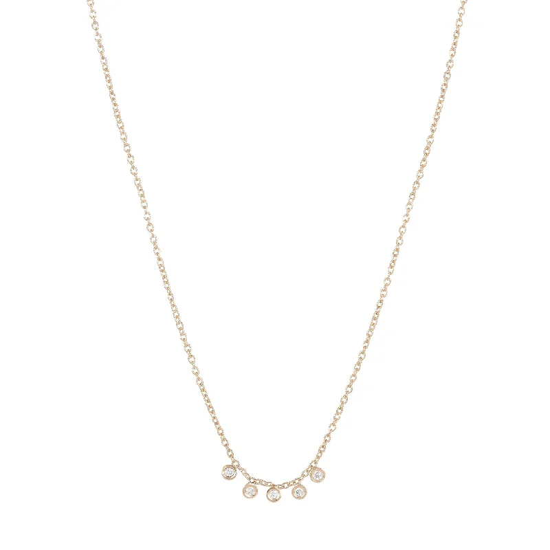 Elegant Necklaces And Bracelets At Limited-Time Offers Mini Diamond Dash Necklace