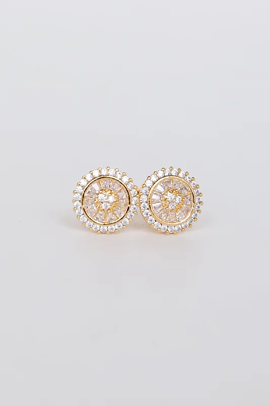 Jewelry Clearance Sale – Final Reductions Naomi Gold Rhinestone Stud Earrings