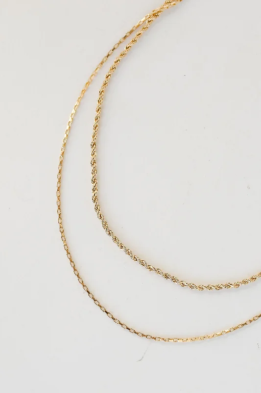 Bestselling Jewelry Now On Sale – Elevate Your Look FINAL SALE - Natalia Gold Layered Chain Necklace