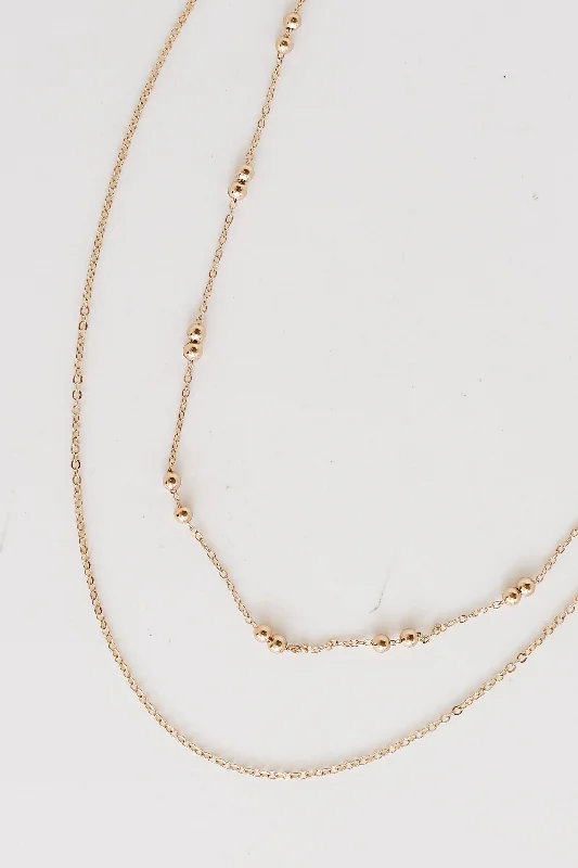 Personalized Jewelry Sale – Unique Pieces At Great Prices FINAL SALE - Nora Gold Layered Chain Necklace