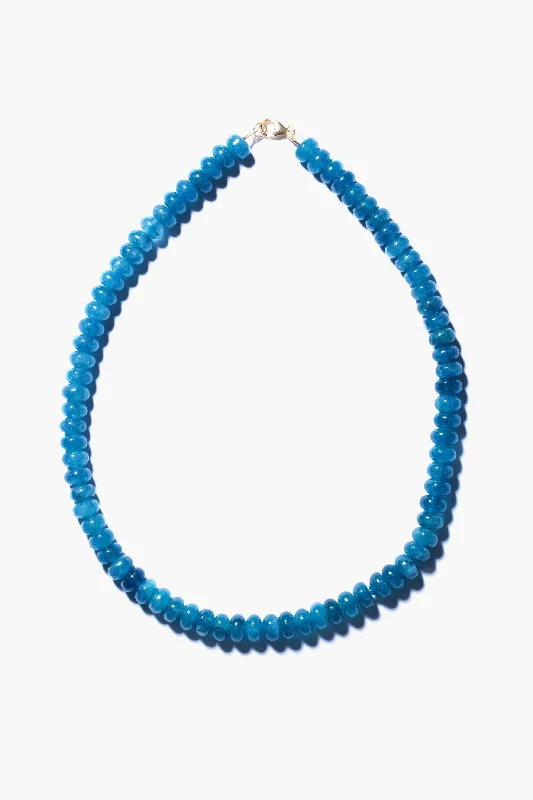 Affordable Elegance – Special Jewelry Sale Now Live Peacock Blue Angelite Candy Necklace