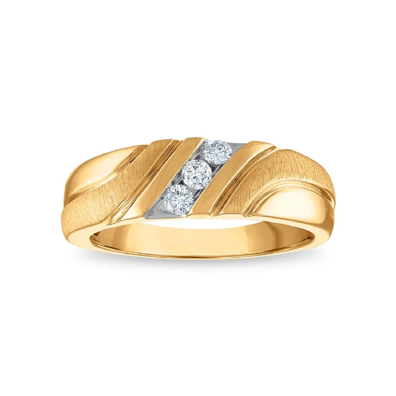 Big Discounts On Elegant Jewelry Collections 1/5 CTW Diamond Wedding Ring in 10KT Yellow Gold