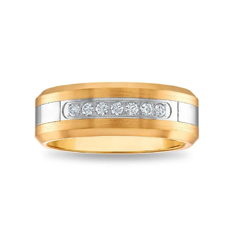 Make Your Outfit Shine With Discounted Jewelry 1/5 CTW Diamond Wedding Ring in Tungsten