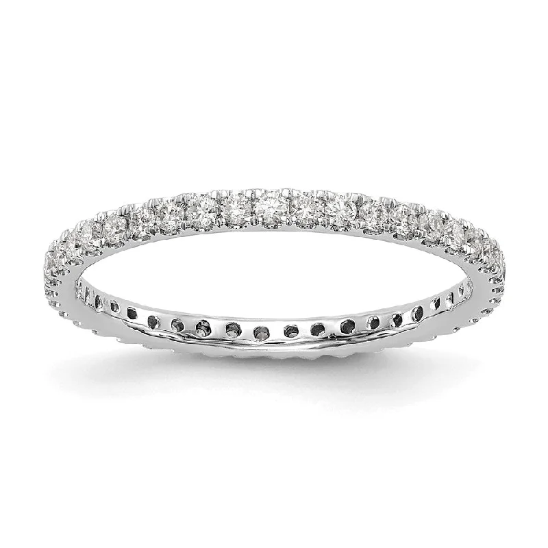 Jewelry Sale Alert – Shop Timeless Elegance Today 1.7mm Platinum U Shared Prong 1/2 Ctw Diamond Eternity Band