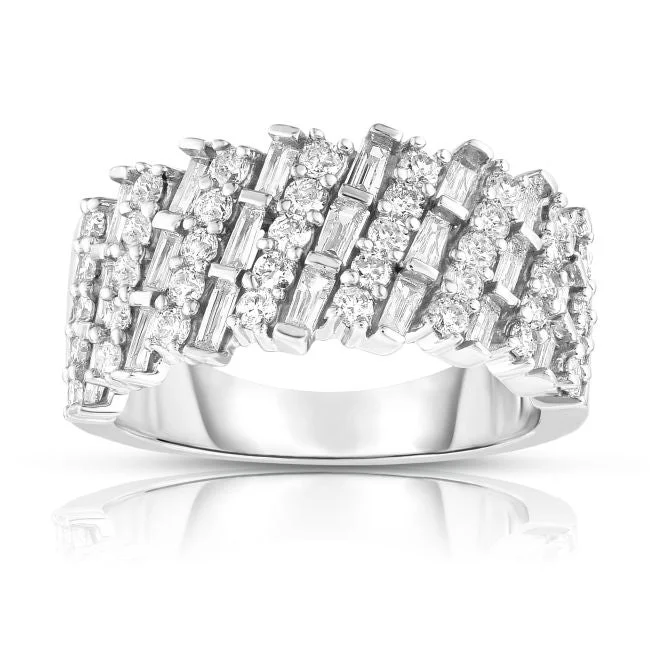 Best-Selling Jewelry Now Available At Special Deals 1 CTW Diamond Anniversary Ring in 14KT White Gold