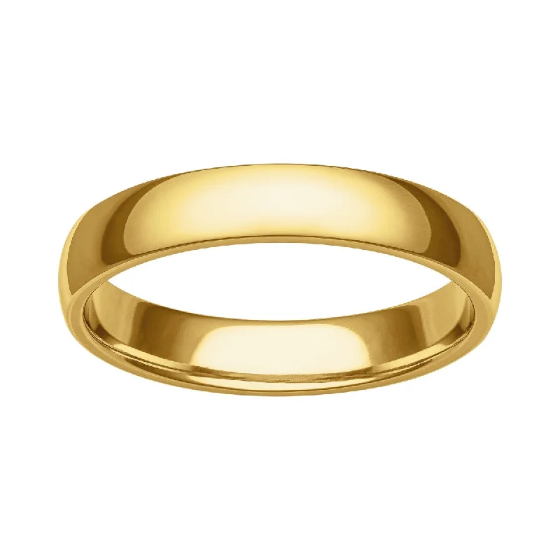 Shop Fine Jewelry With Exclusive Savings 10KT Yellow Gold 4MM Comfort Fit Wedding Band. Size 7