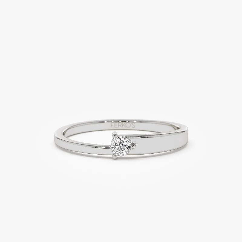 14K White Gold