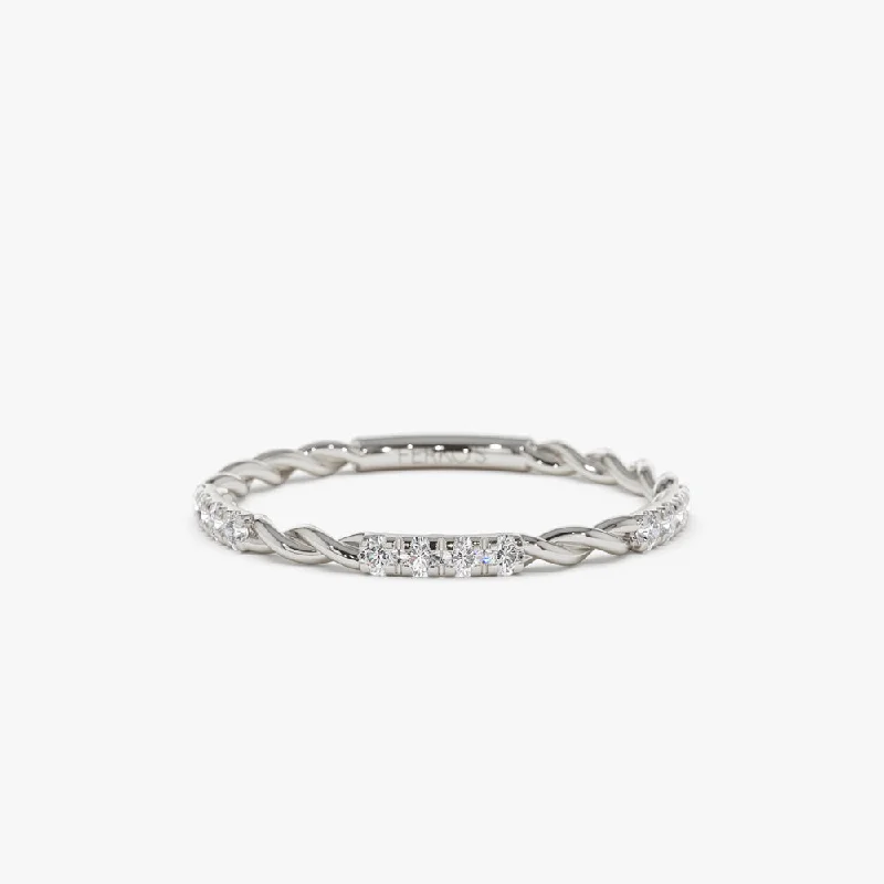 14K White Gold