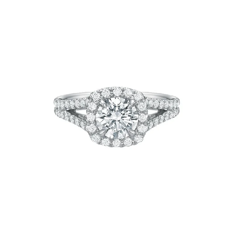 Elege Diamond Halo Ring