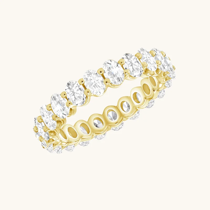 Handcrafted Jewelry Sale – Unique Designs At Low Prices Diamond Oval Eternity Band