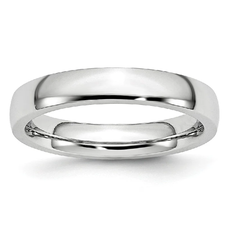 Grab Stylish Jewelry Before The Sale Ends 4mm Cobalt Polished Domed Standard Fit Band