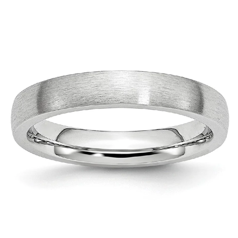 Make Every Moment Shine – Jewelry Discounts Available 4mm Cobalt Satin Domed Standard Fit Band