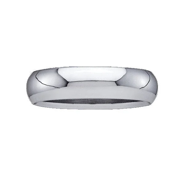 Your Perfect Accessory At The Perfect Price 4MM Wedding Ring in 10KT White Gold