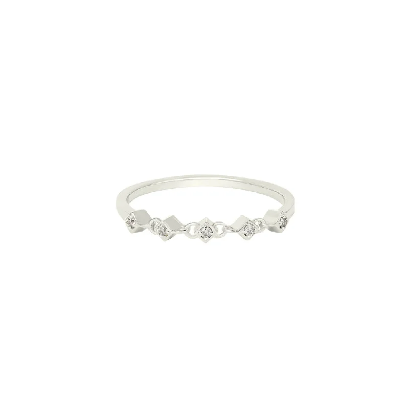 Sparkle More For Less – Jewelry Sale Happening Now Athena 18K Whitegold Ring w. Diamonds