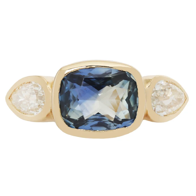 Final Call For Exquisite Jewelry At Reduced Rates Azure Sapphire & Diamond Ring