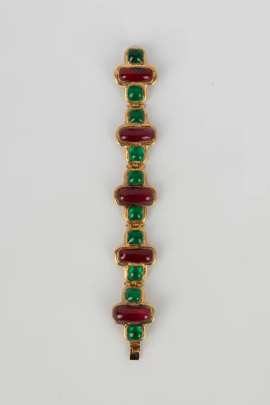 Bracelet en pâte de verre Chanel