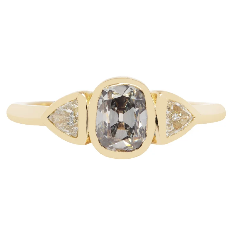 Eco-Friendly Sustainable Jewelry For Conscious Buyers Champagne Sparkle Trio Ring