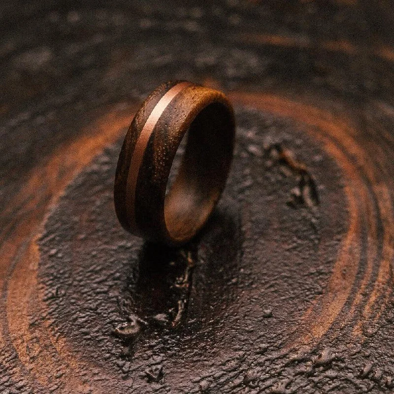 Handcrafted Jewelry Sale – Unique Designs At Low Prices "Circe"  Koa X Copper Ring