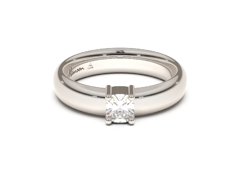 Shop Trending Jewelry With Exclusive Savings Cushion Classic Engagement Ring, White Gold & Platinum