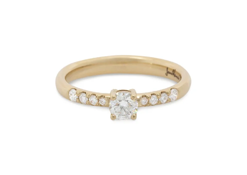 Elegant Jewelry, Exclusive Prices – Shop Now Eros Diamond Engagement Ring, Yellow Gold