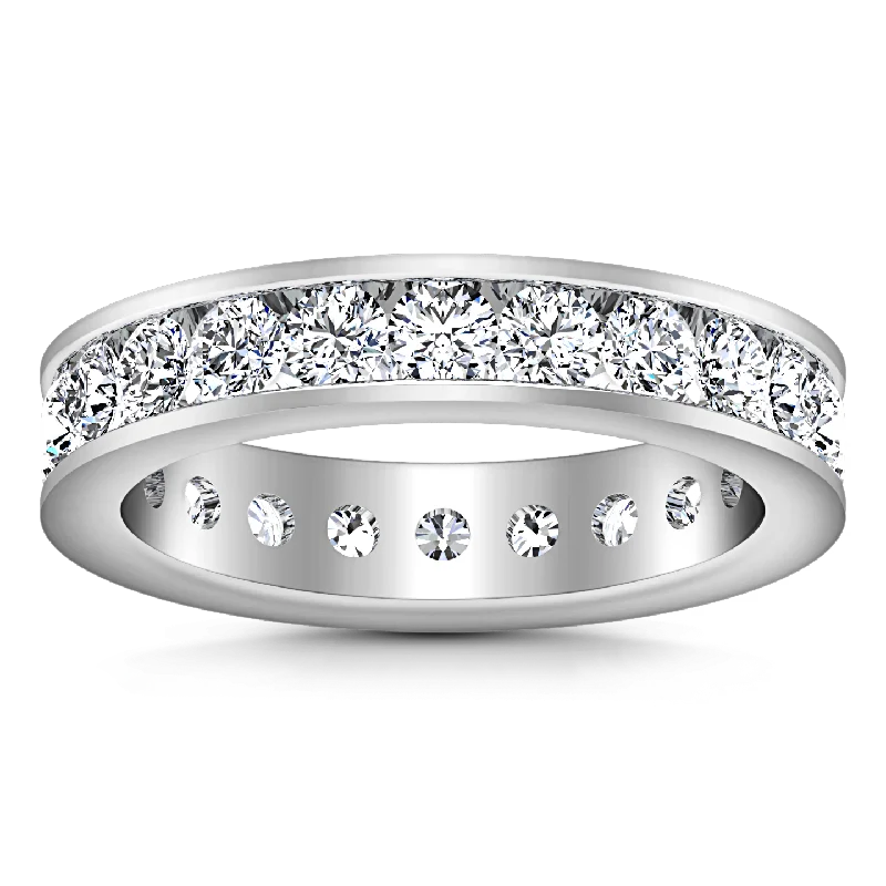 Eternity Ring Mellany  1.68 Cts 14K White Gold