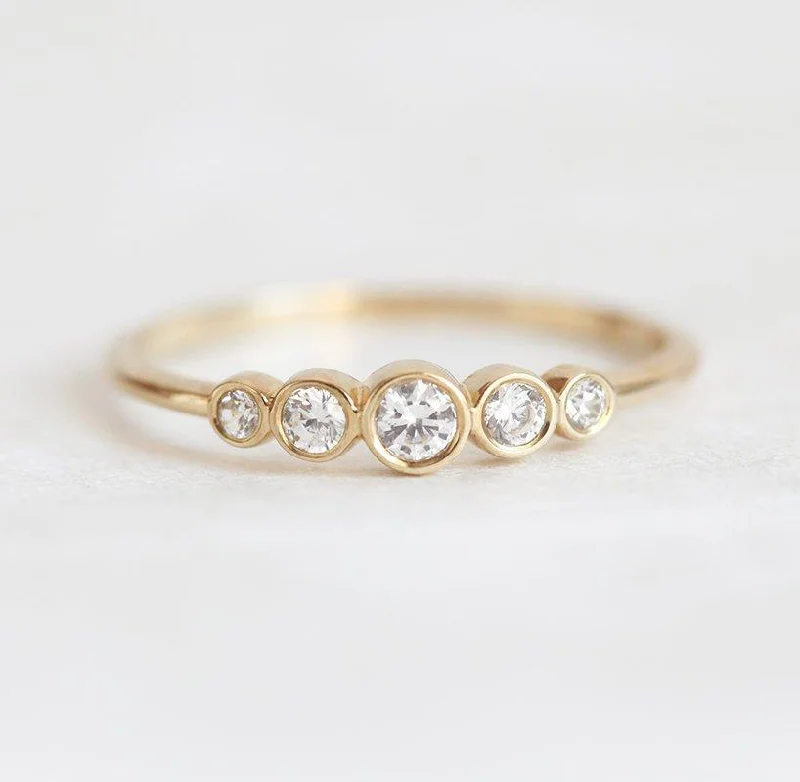 Limited-Stock Jewelry Sale – Once It's Gone, It's Gone Otty Five Diamond Band