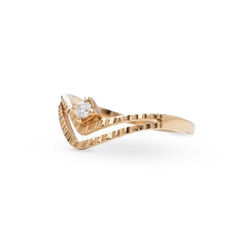 Shop Dazzling Jewelry At The Best Prices Zarrin 14K Gold Ring w. Diamond