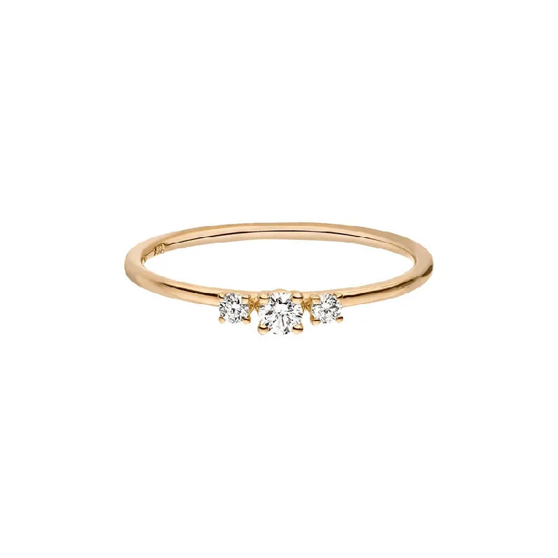 Jewelry Clearance Sale – Final Reductions Wilderness Trilogie 18K Gold Ring w. Lab-Grown Diamond