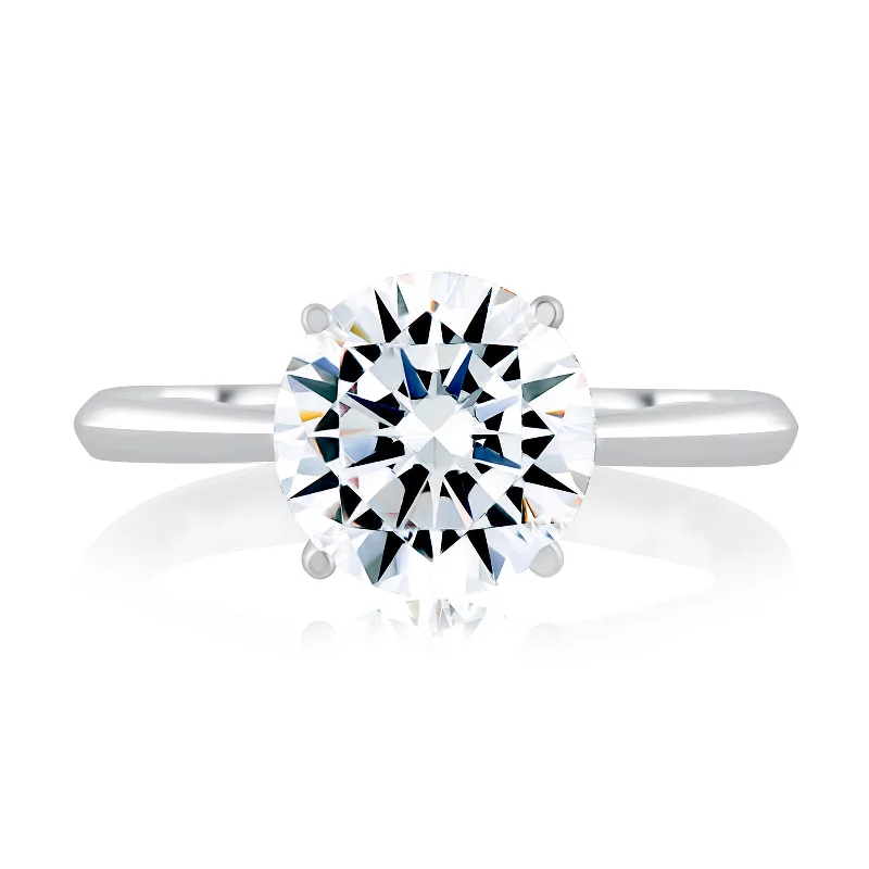 Versatile Layering Jewelry For Effortless Chic Diamond Semi Mount Ring | 14k White (1.50ct Head)