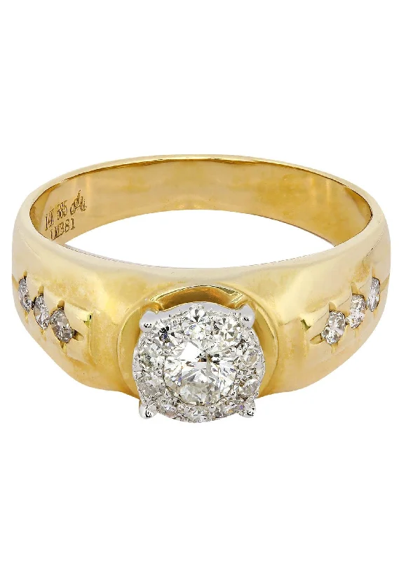 Jewelry Sale – Exclusive Styles At Lower Prices Mens Diamond Ring / Pinky Diamond Ring| 0.75 Carats