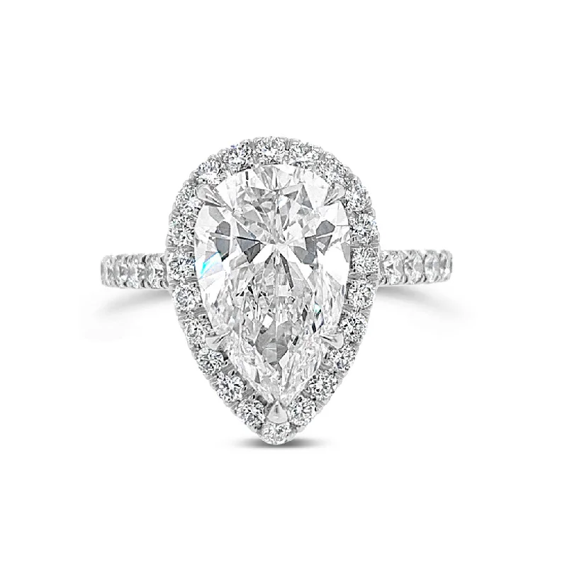 Exclusive Jewelry Bundles At Discounted Prices Pear Halo Diamond Engagement Ring