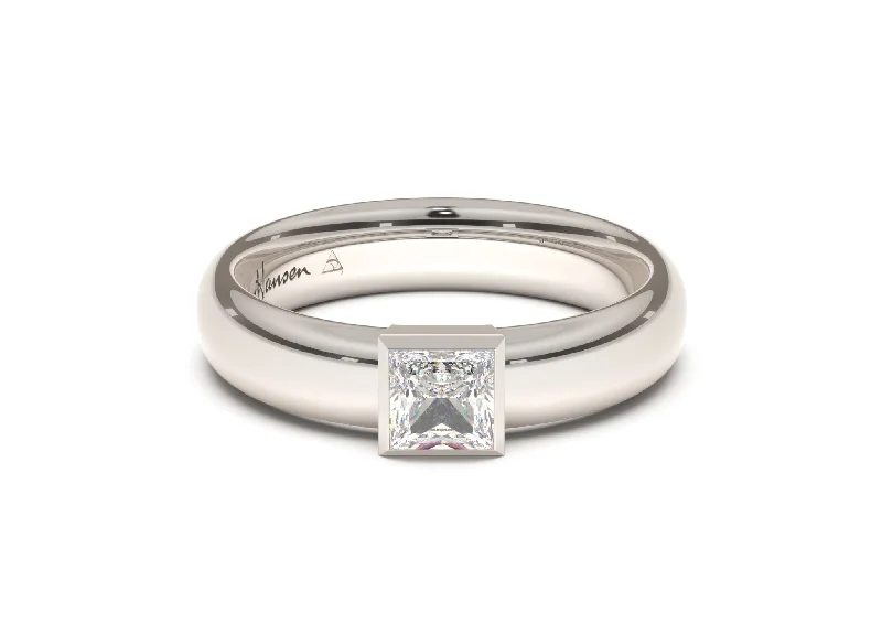 Dazzle In Elegance With Our Biggest Jewelry Sale Princess Elegant Engagement Ring, White Gold & Platinum