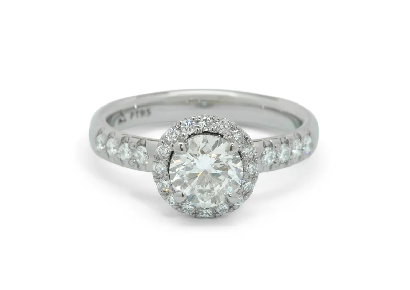 Jewelry Deals That Sparkle – Shop Today Round Diamond Halo Ring, Platinum