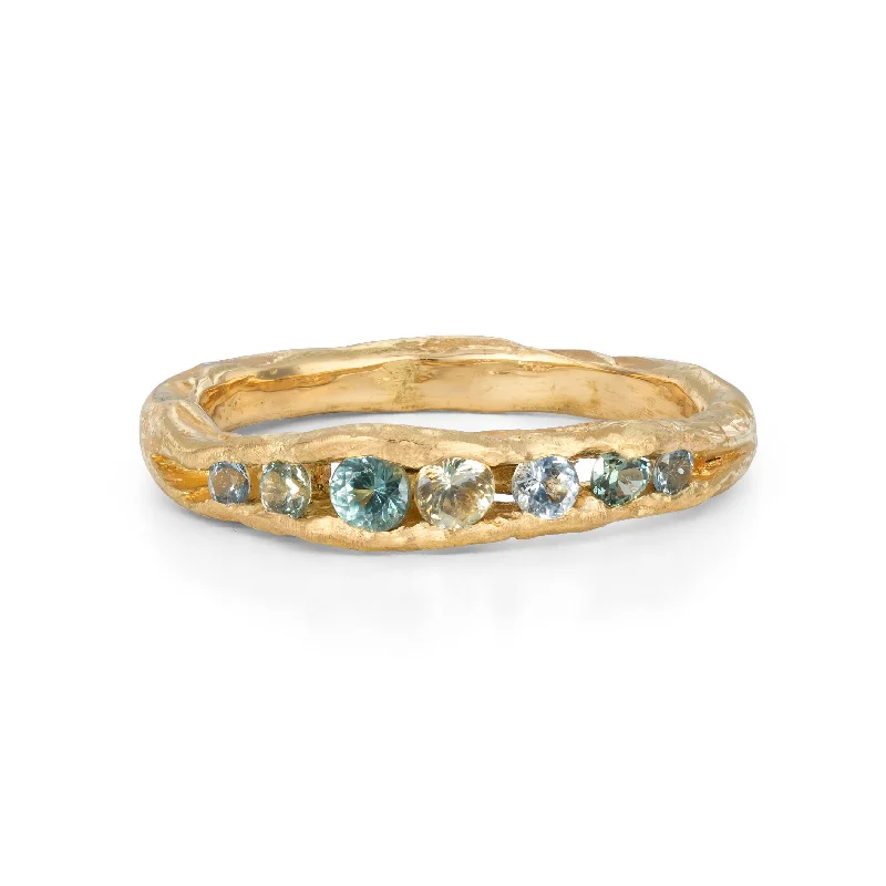 Final Call For Exquisite Jewelry At Reduced Rates Sapphire Half Channel Ring