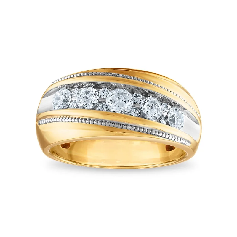 Must-Have Jewelry At Unbelievable Discounts Signature 1 CTW Diamond Wedding Ring in 14KT Yellow Gold