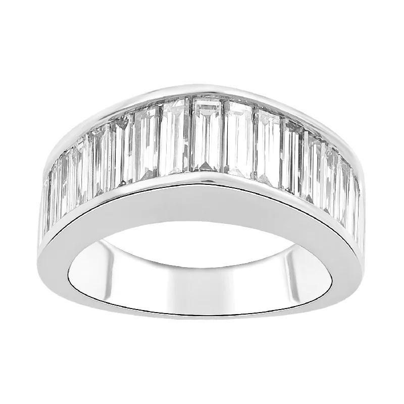 Unmissable Jewelry Discounts – Elevate Your Look For Less Signature EcoLove 3-1/3 CTW Diamond Anniversary Ring in 14KT White Gold