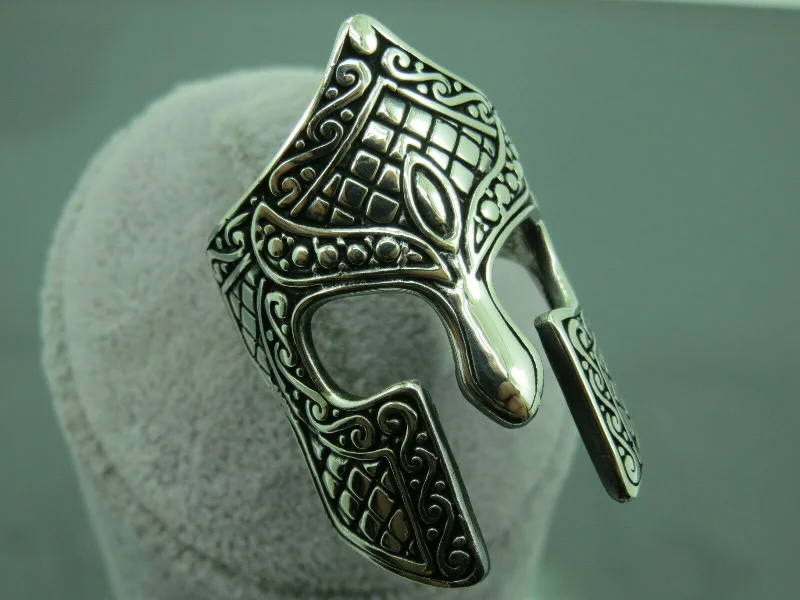 Shop Handcrafted Jewelry At Special Promotional Rates Turkish Handmade Jewlry Style 925 Sterling Silver Mask Desing Mens Rings