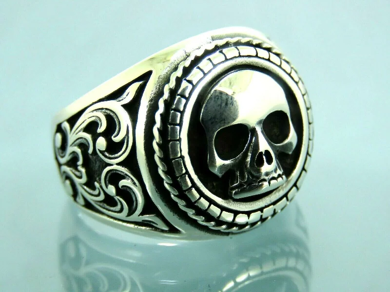 Exclusive Jewelry Offers – Shine For Less Turkish Handmade Jewelry 925 Sterling Silver Skull Design Mens Rings