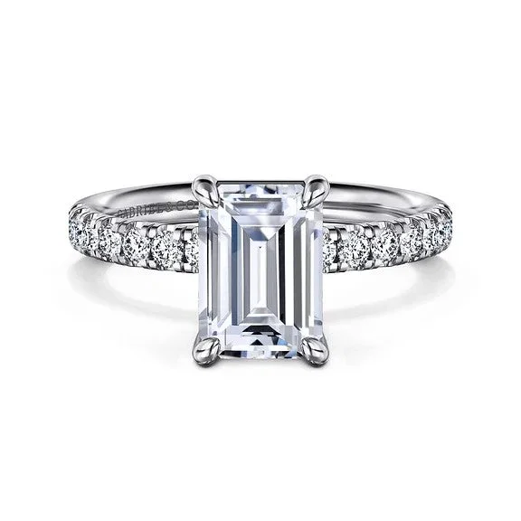 Seasonal Jewelry Deals – Elevate Your Style Winslow - 14K White Gold Emerald Cut Diamond Engagement Ring (Setting Only)